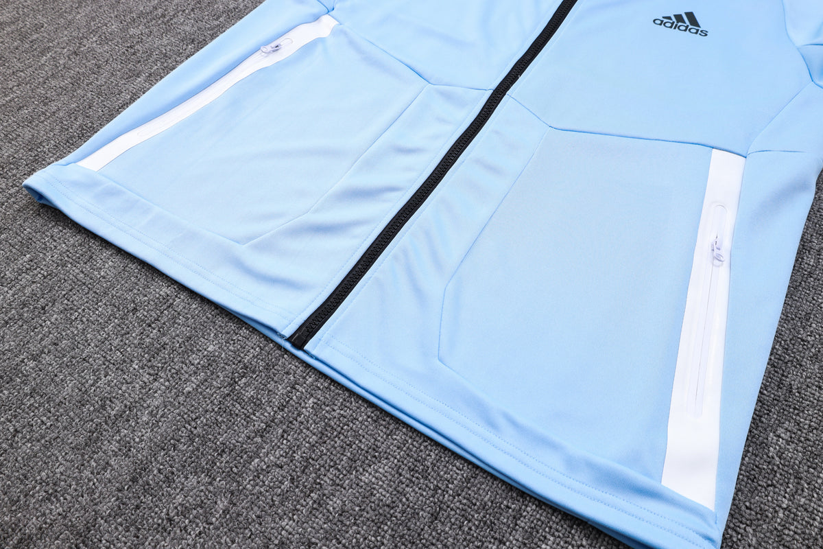 Veste à Capuche Zippée 2023/24 Bleu Clair