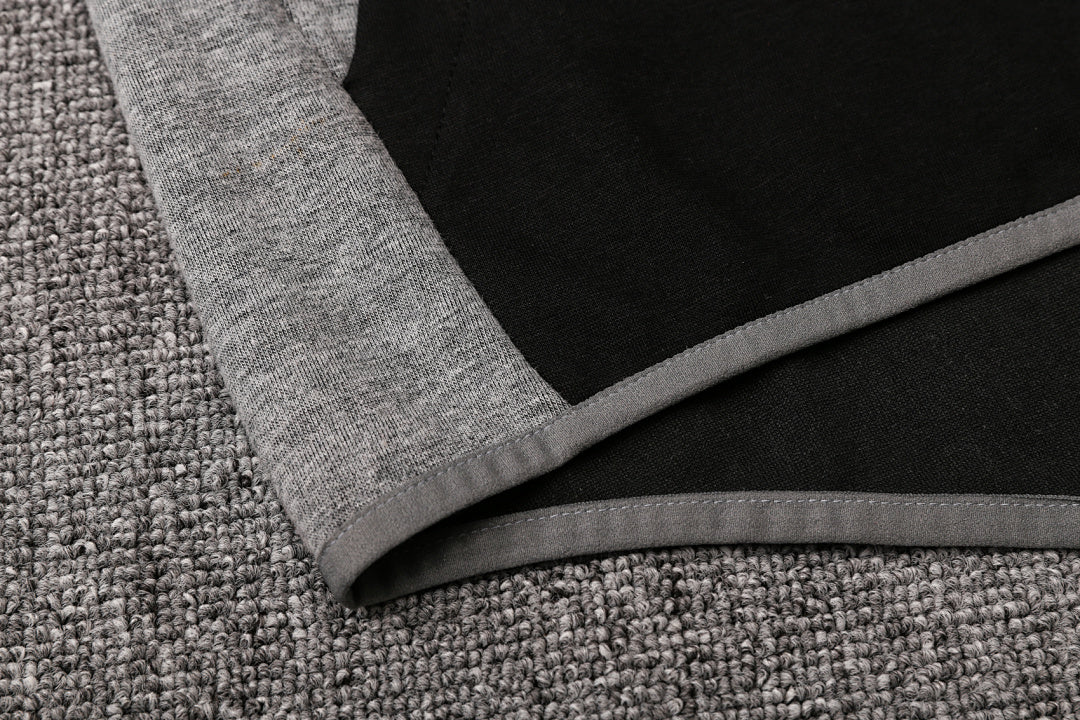 Veste à Capuche Zippée Gris