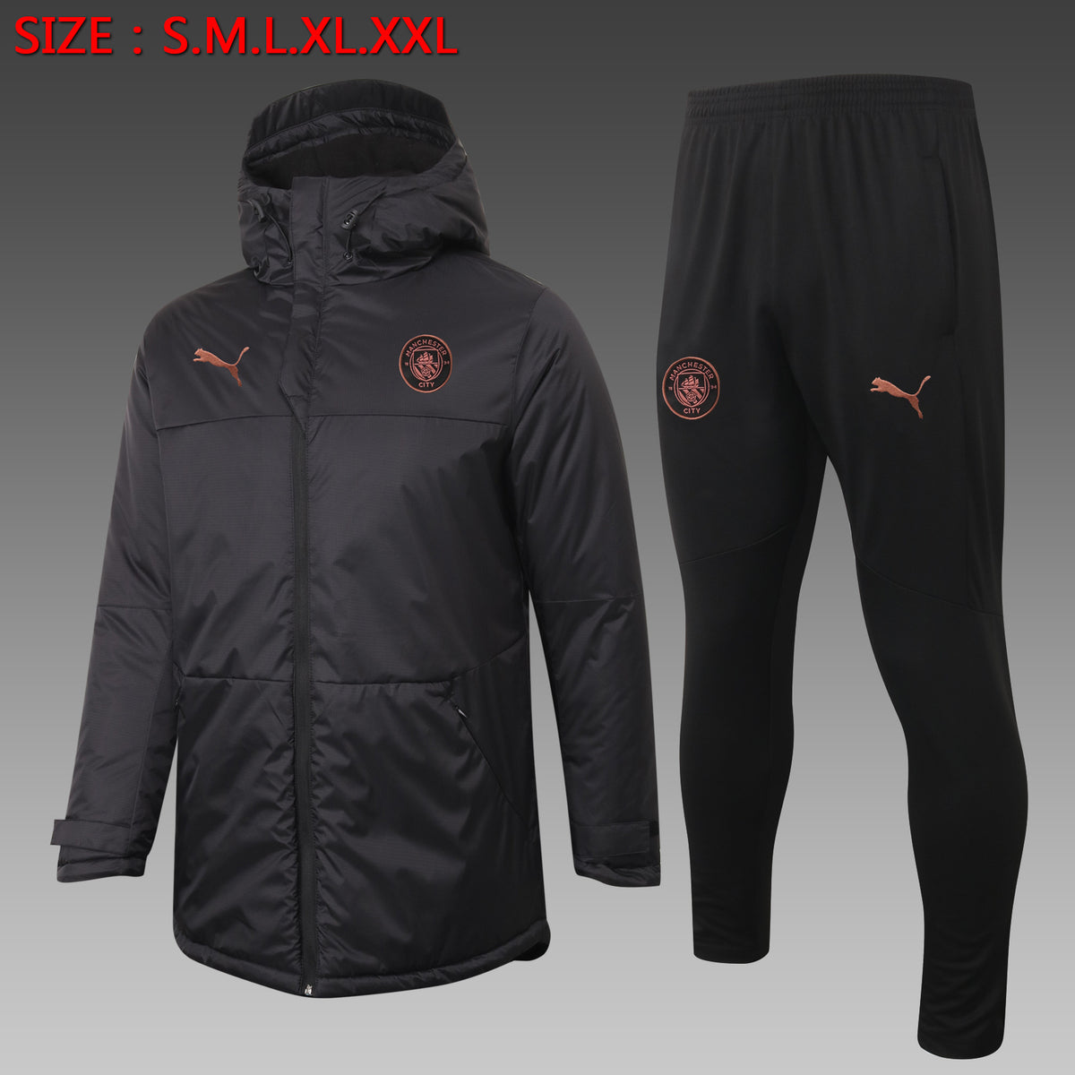Veste Coton Manchester City Noir 2021