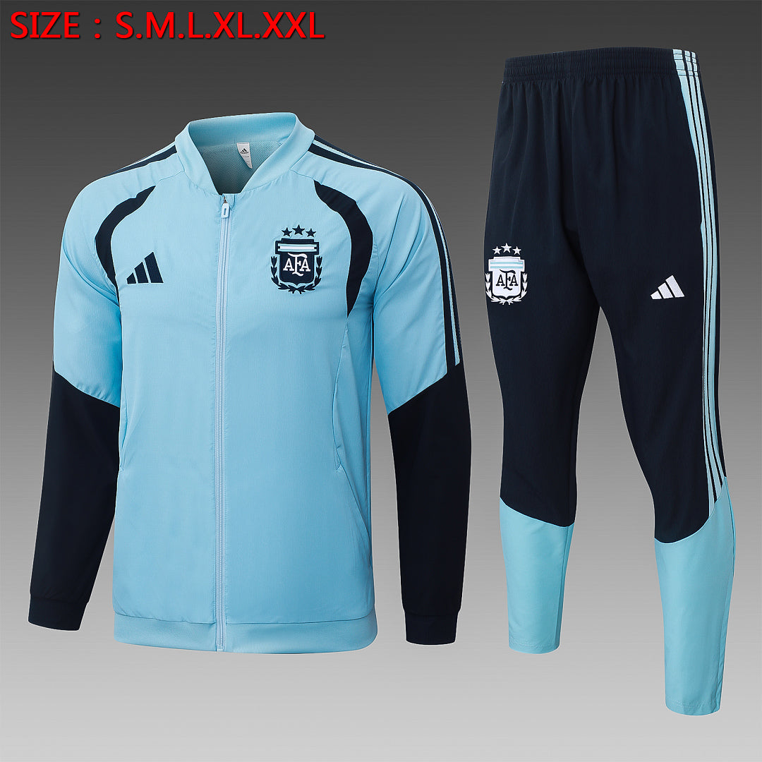 Veste Coupe-Vent Argentine 2026/27 - Zip Intégral