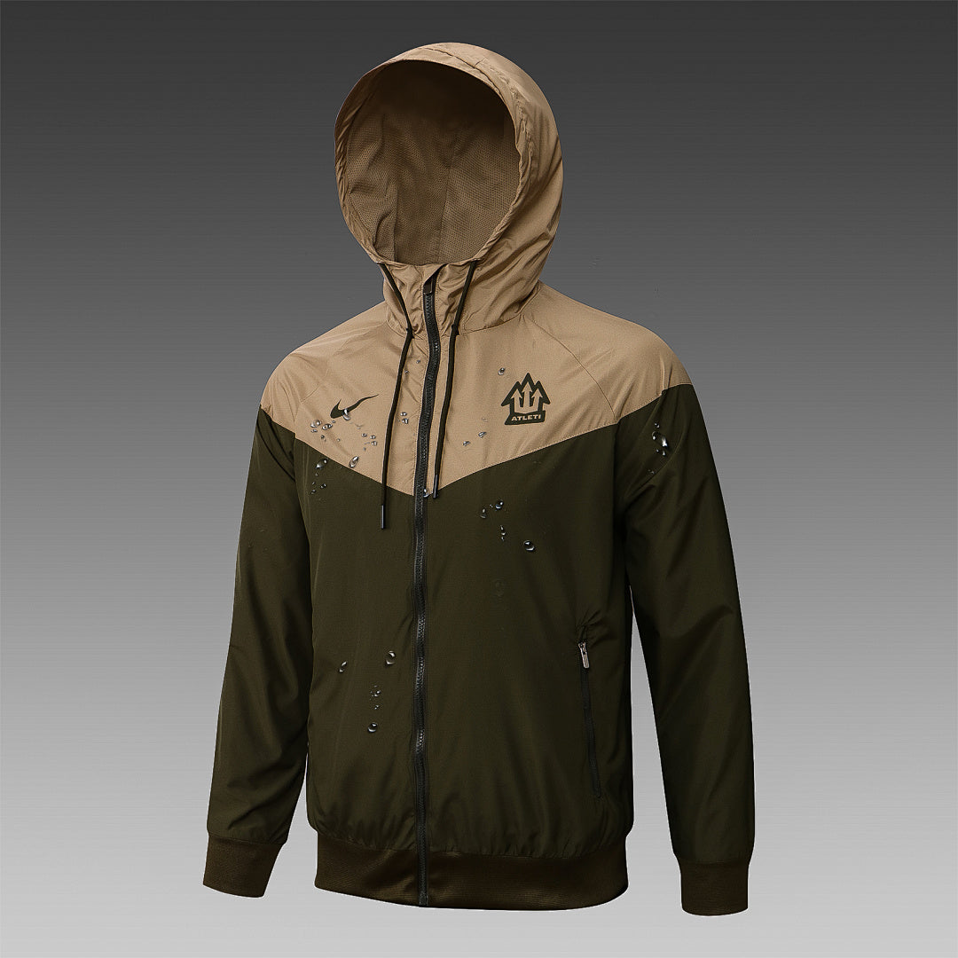 Veste Coupe-Vent Atlético Madrid 2021/22 - Vert Militaire
