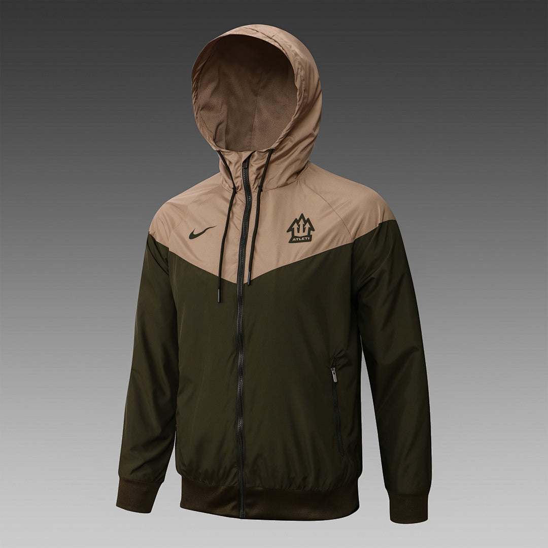 Veste Coupe-Vent Atlético Madrid 2021/22 - Vert Militaire