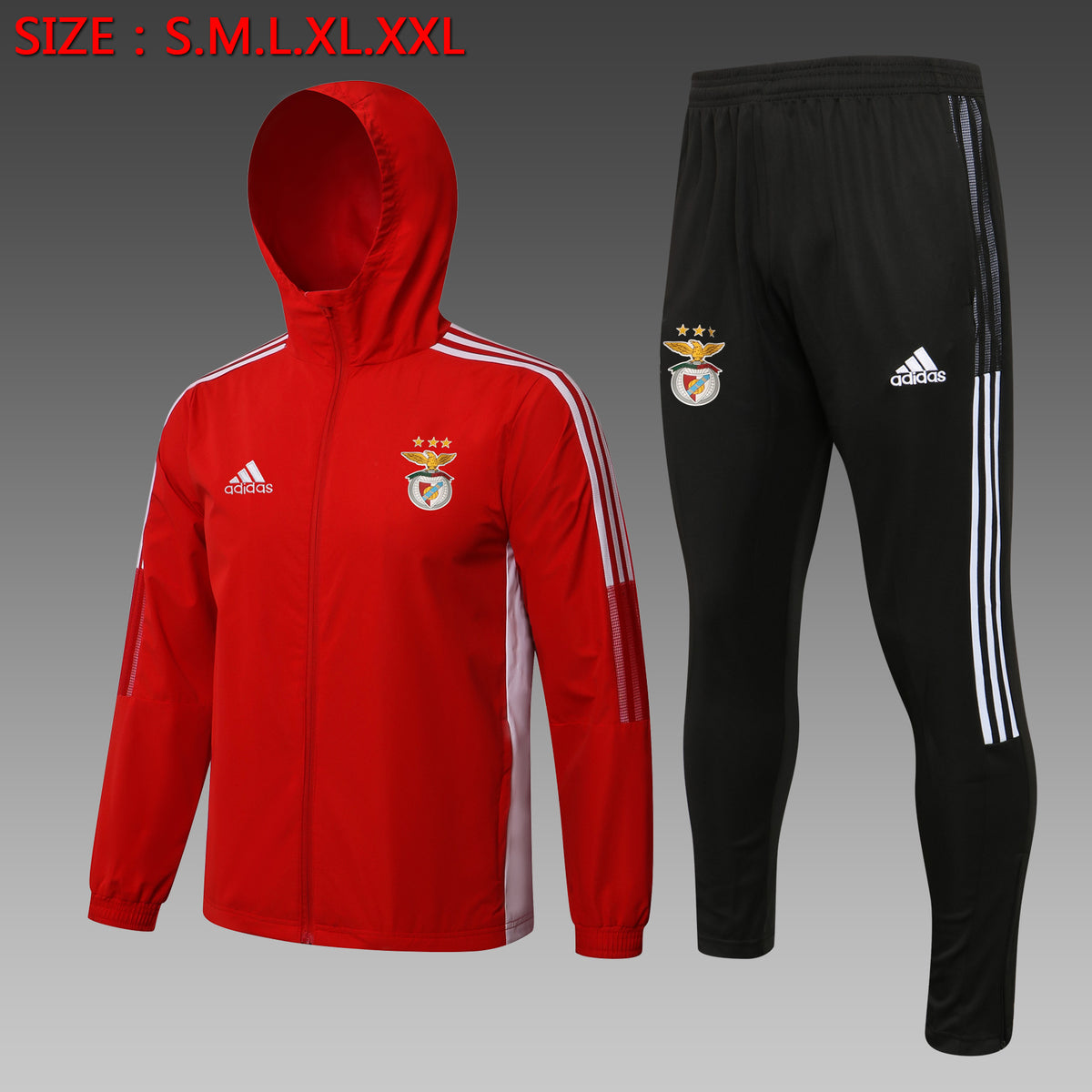 Veste Coupe-Vent Benfica 2021/22 - Rouge