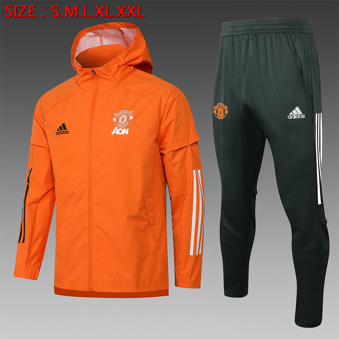 Veste Coupe-Vent Manchester United 2021 - Orange