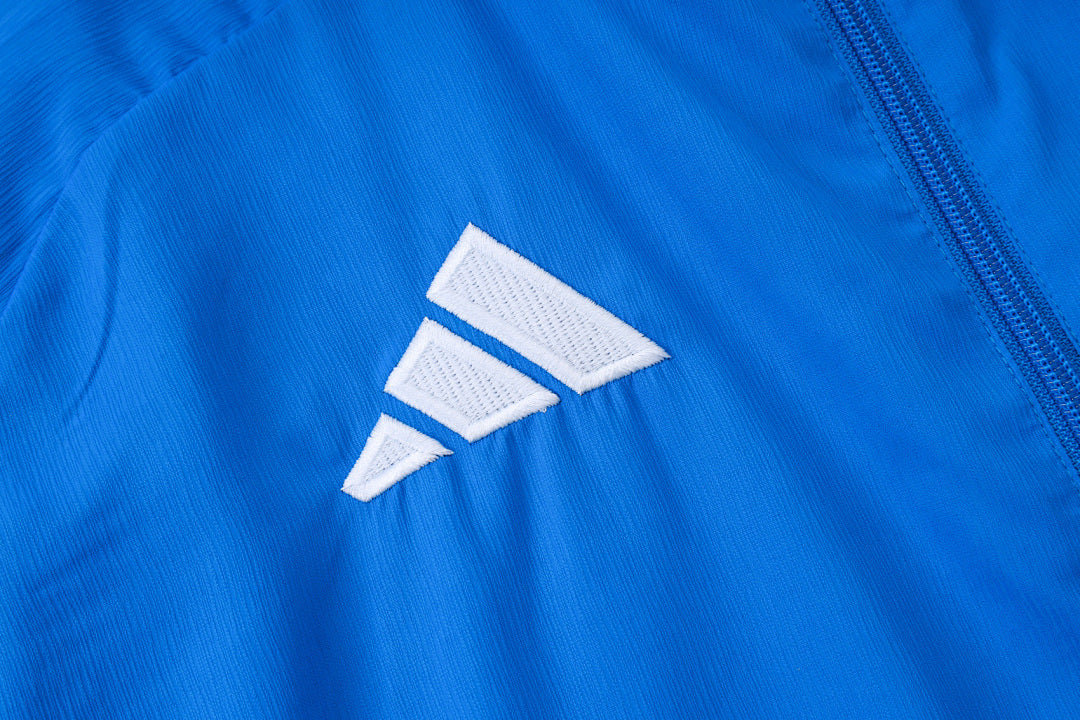 Veste Coupe-Vent Real Madrid 2025/26- Bleu Lagon