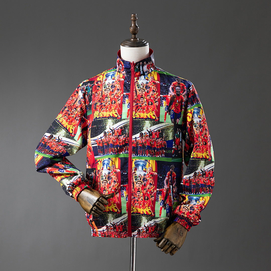 Veste Espagne Yamal Coupe-Vent Réversible