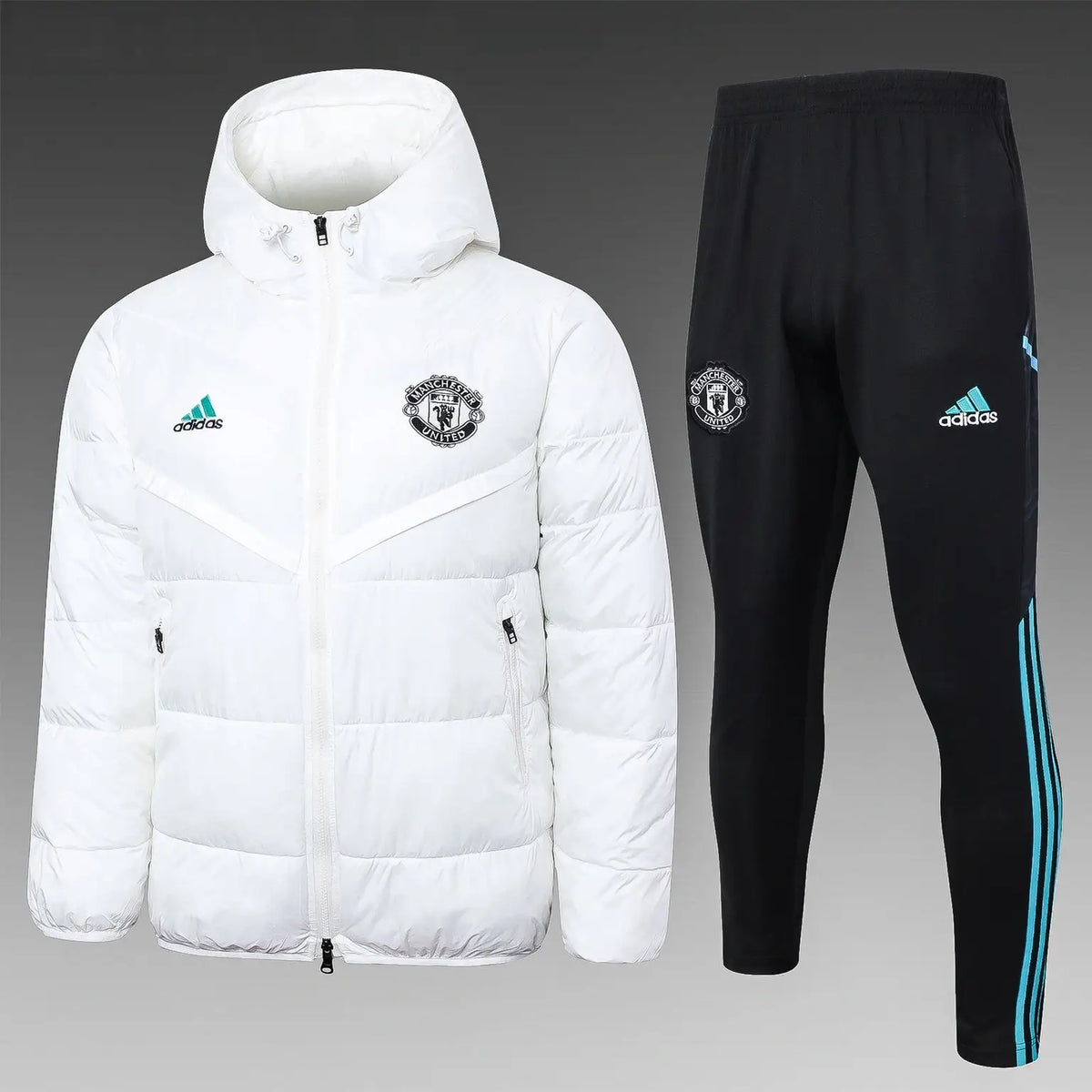 Veste Matelassée Manchester United 2023/24 Blanc