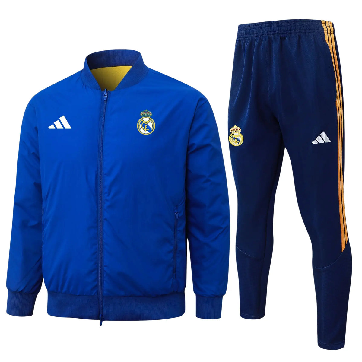 Veste Matelassée Réversible Real Madrid Bleu 2026/27