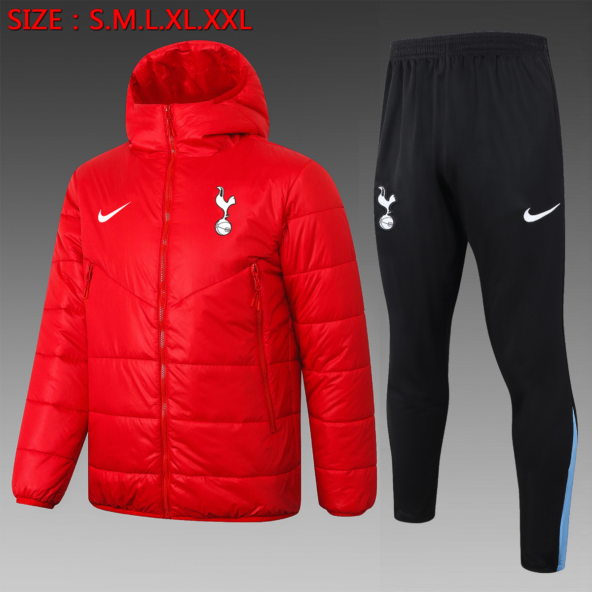Veste Matelassée Tottenham Rouge