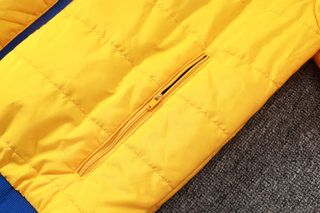 Veste Réversible Matelassée Jaune