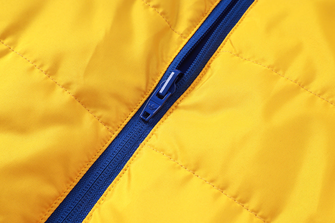 Veste Réversible Matelassée Jaune