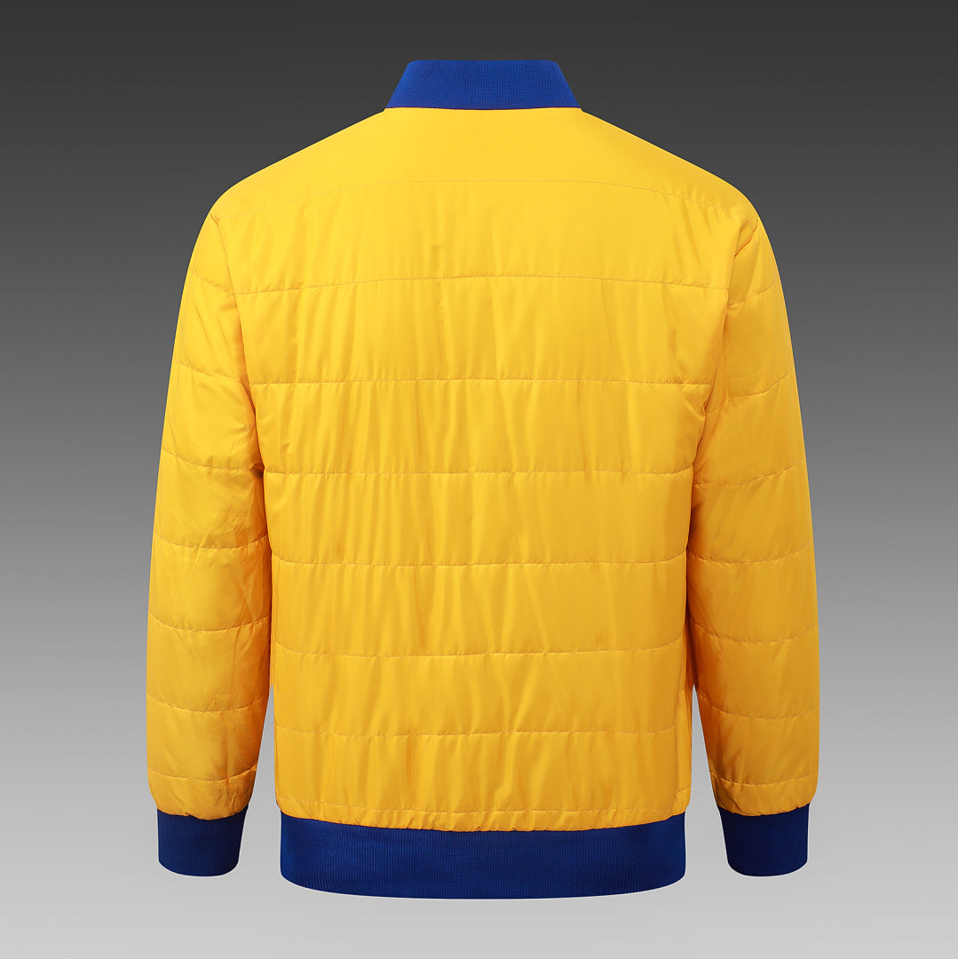 Veste Réversible Matelassée Jaune