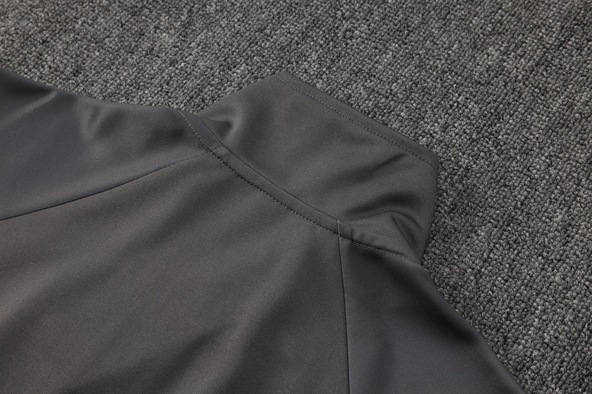 Veste zippée ensemble jogging Real Madrid 2024/25 Gris Foncé Vintage
