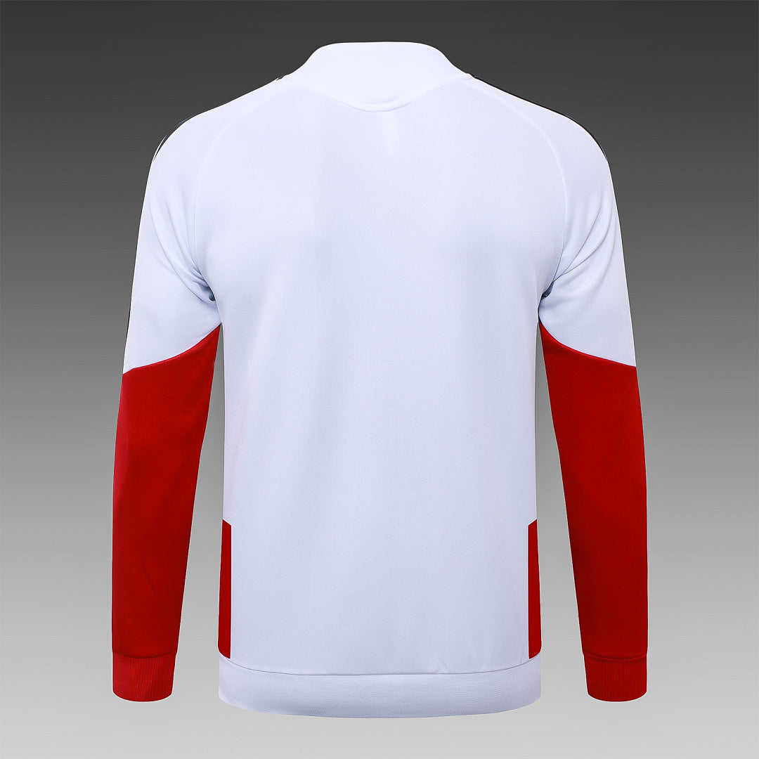 Veste zippée longue Riverbed Blanc