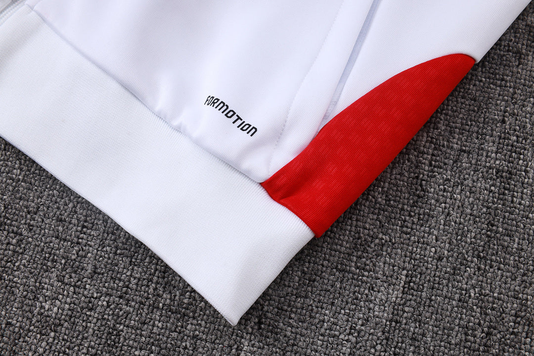 Veste zippée longue Riverbed Blanc