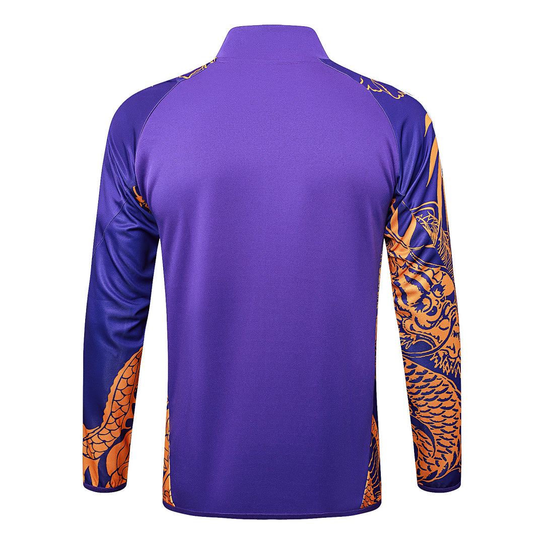 Veste zippée Real Madrid violette Dragon 2024/25