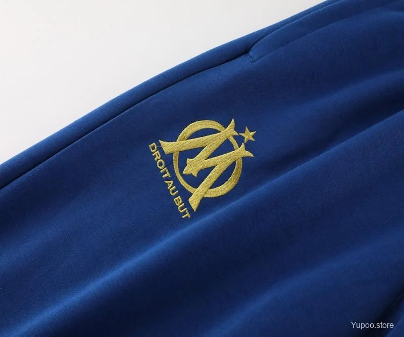 Survêtement ensemble football Capuche OM/Marseille bleu 2024/25