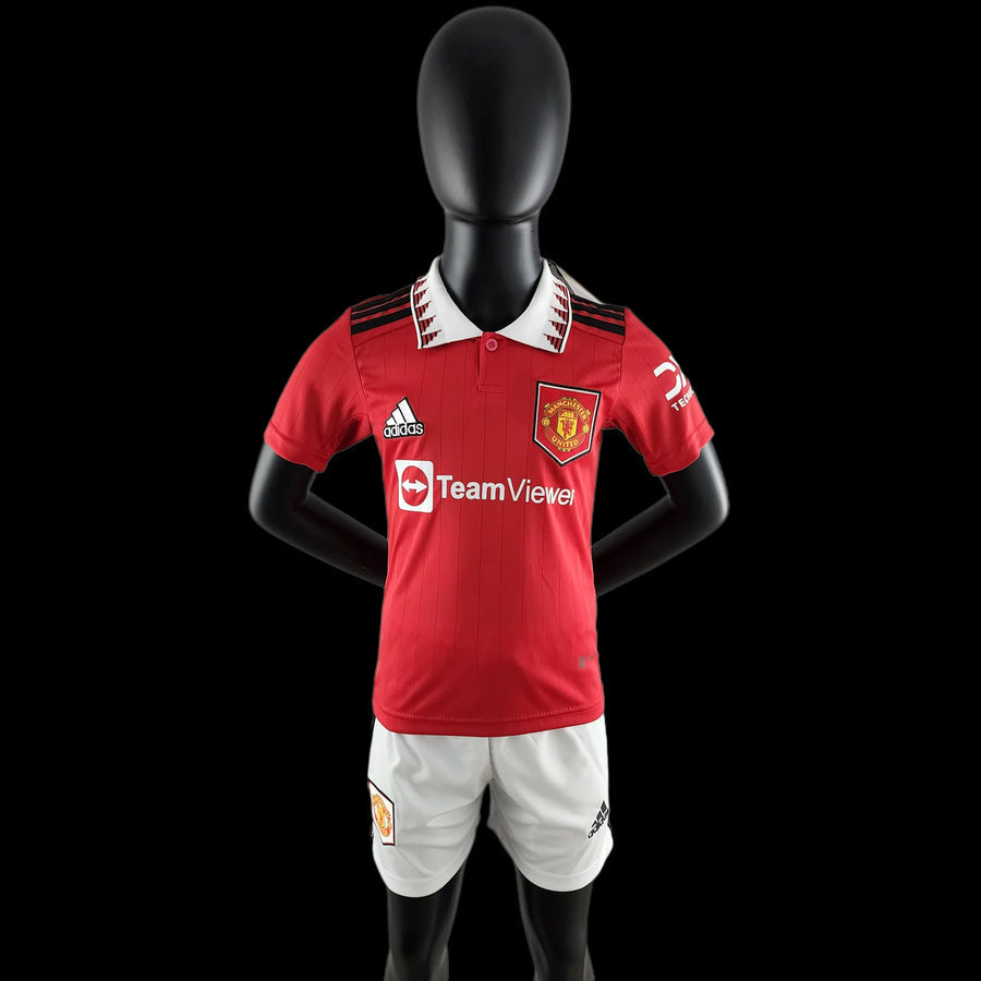 Kit Manchester United domicile 2022/23 Enfant