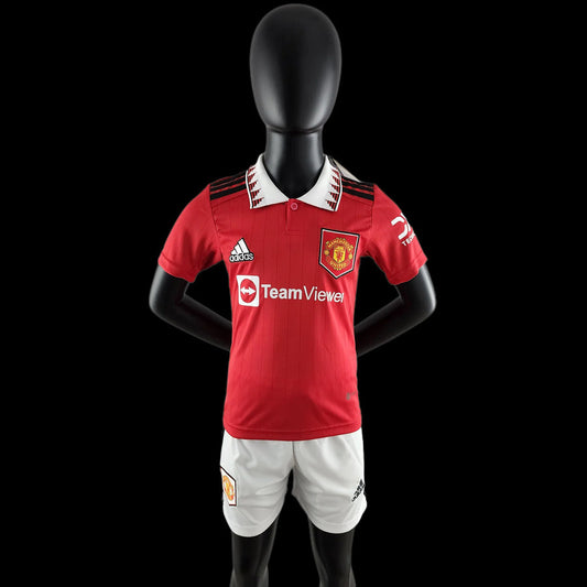 Kit Manchester United domicile 2022/23 Enfant