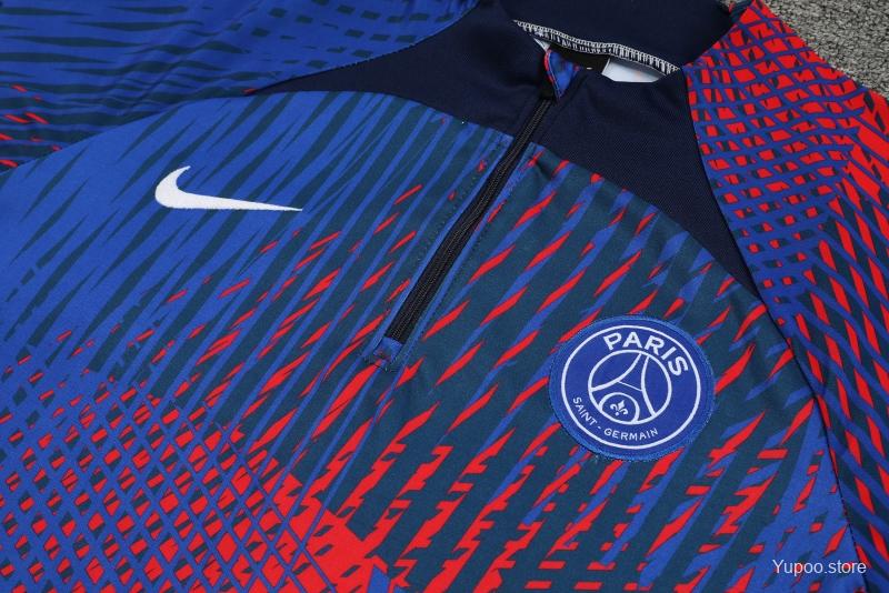 Survêtement PSG Paris bleu/rouge 2022/23