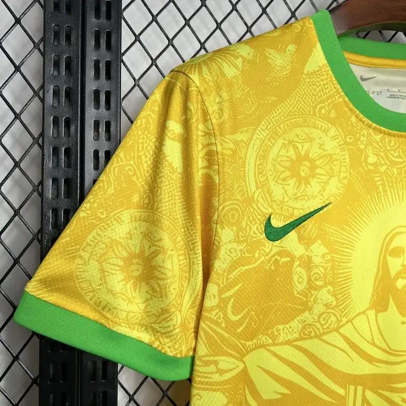 BRÉSIL MAILLOT ÉDITION SPÉCIALE JAUNE 2024/25