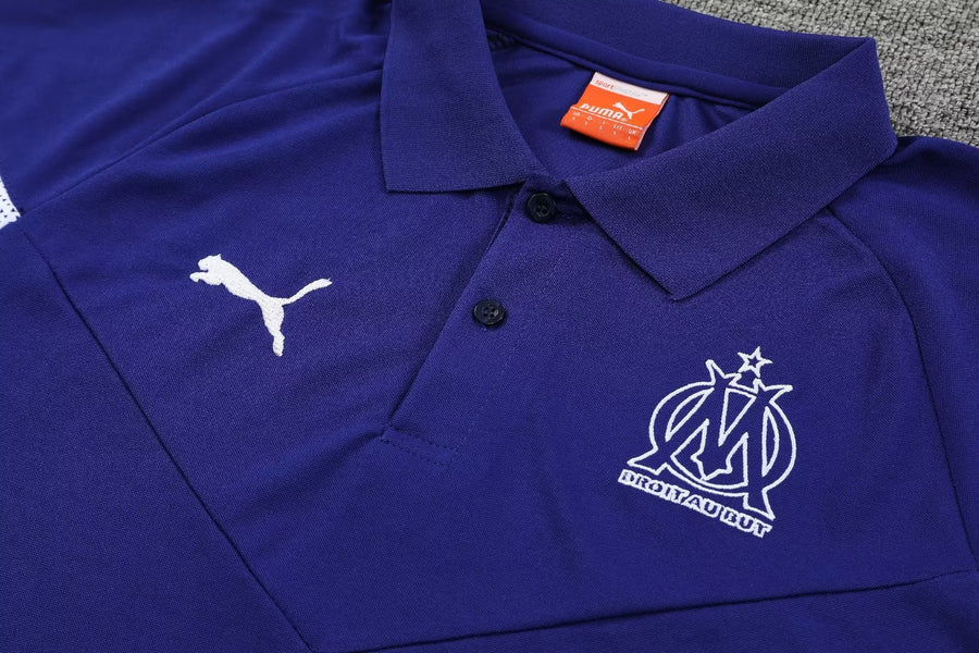 Survêtement Polo OM/Marseille bleu 2023/24