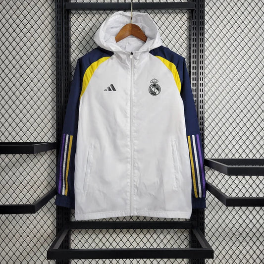 Veste coupe-vent jacket Real Madrid blanche 2024/25