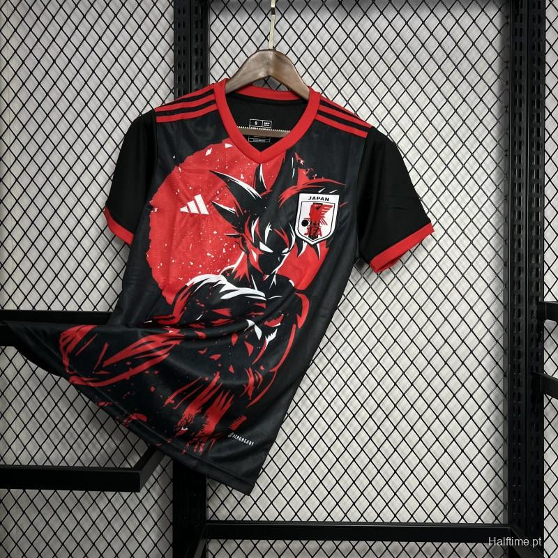 2024 Japan Dragon Ball Goku Red/Black Jersey