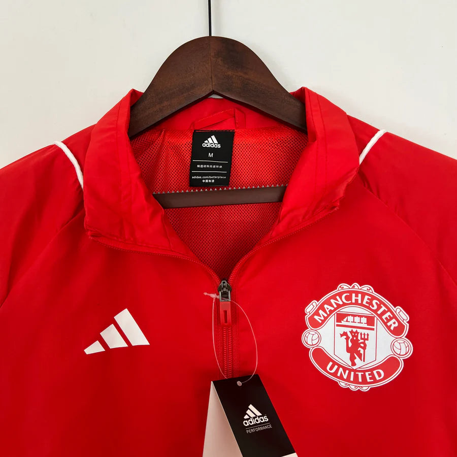 Veste coupe-vent Manchester United rouge 2023/24