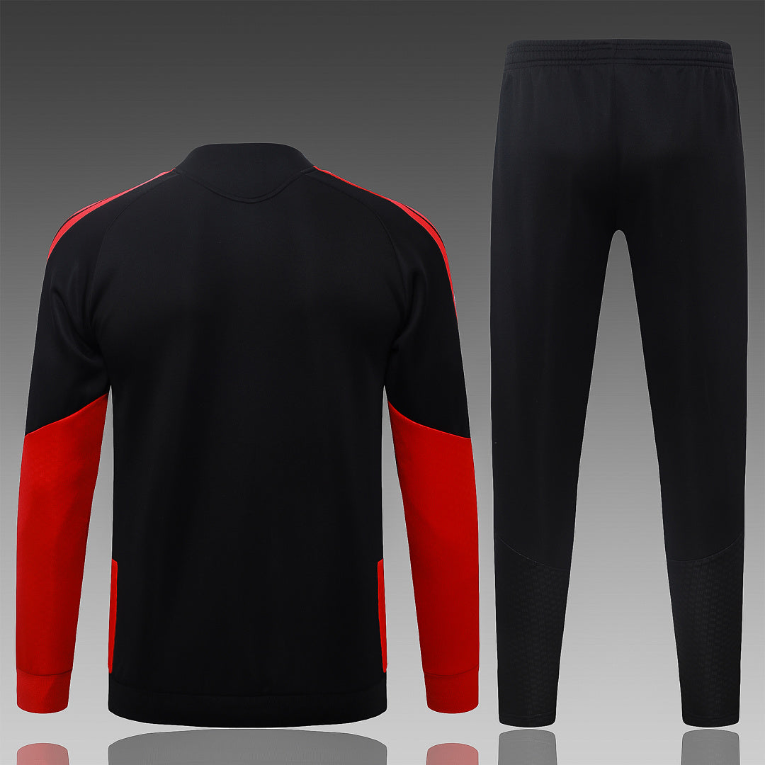 Survêtement Ensemble Veste Manchester United Noir et Rouge