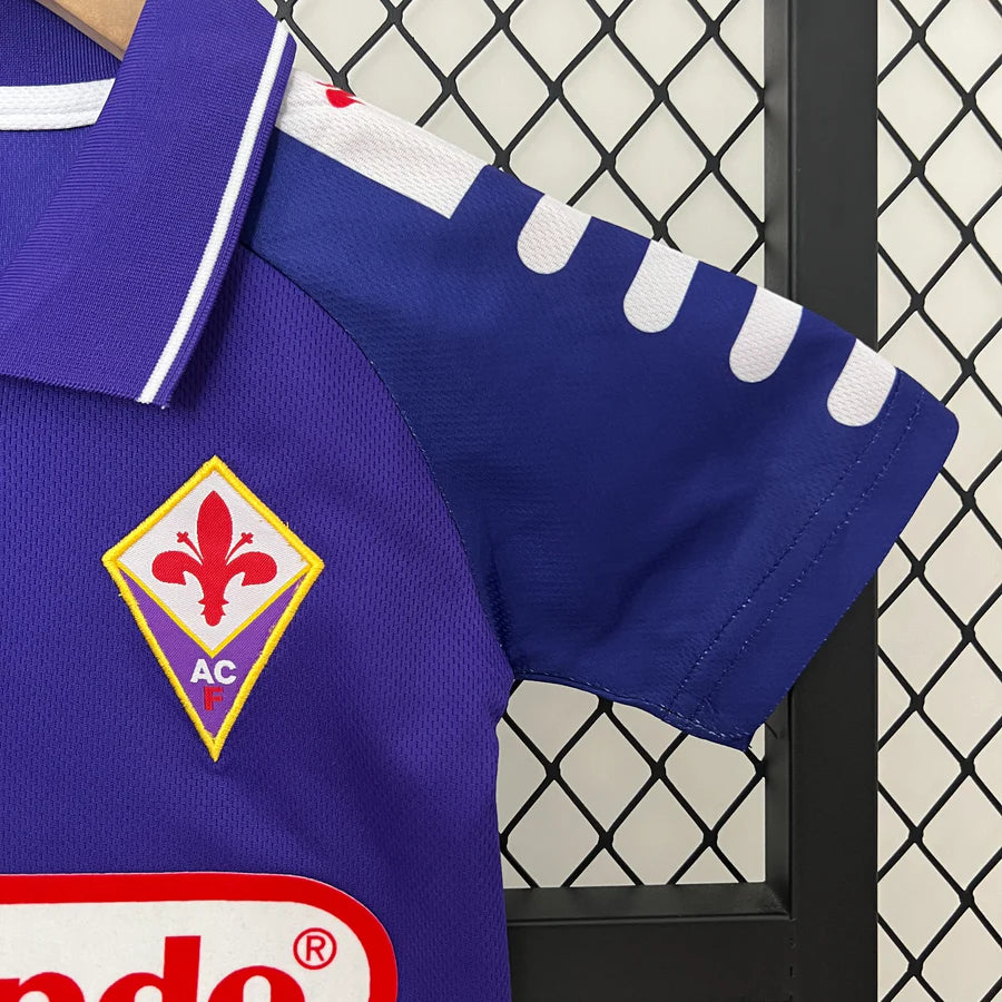 Kit ensemble football Fiorentina rétro extérieur 1998-Enfant