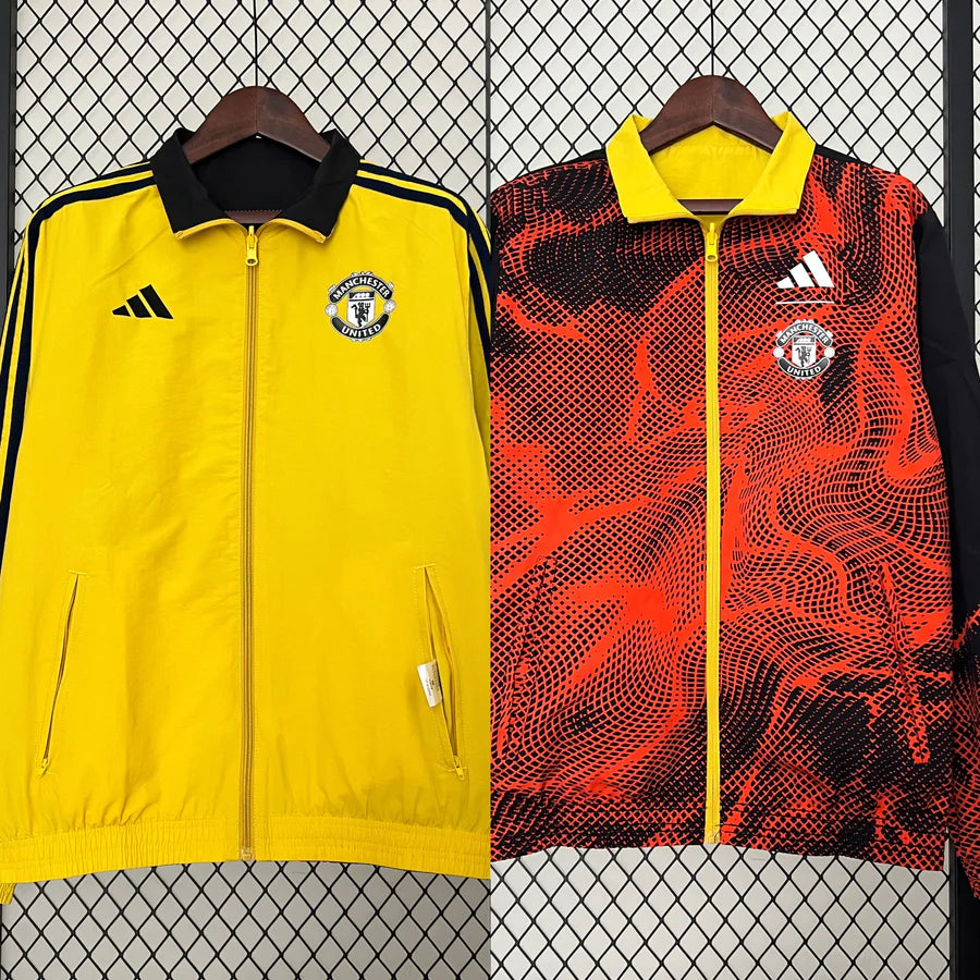 Veste coupe-vent jacket réversible Manchester United 2024/25