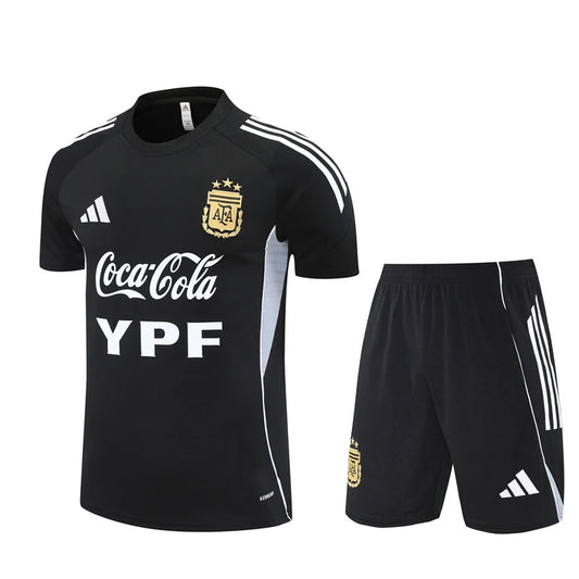 Kit ensemble football Argentine/Argentina training noir 2025/26
