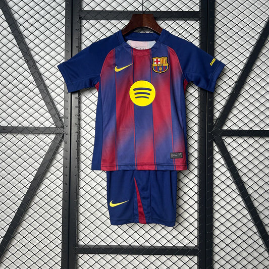 Kit ensemble football FC Barcelone/Barcelona domicile 2025/26 -Enfant