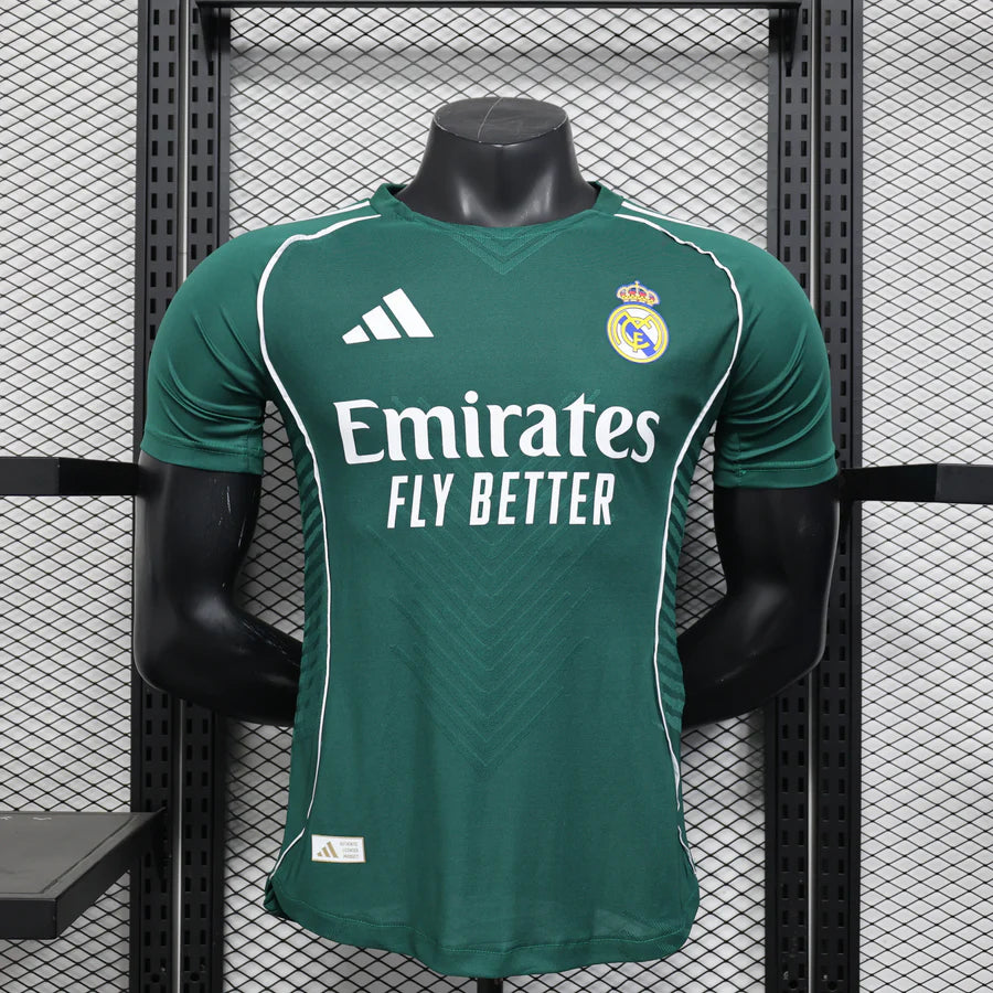 Maillot football Real Madrid Vert Player Version 2025/26