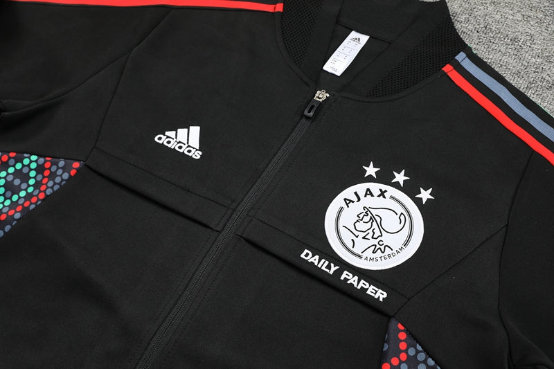 Survêtement Ajax Amsterdam noir/vert/rouge 2022/23