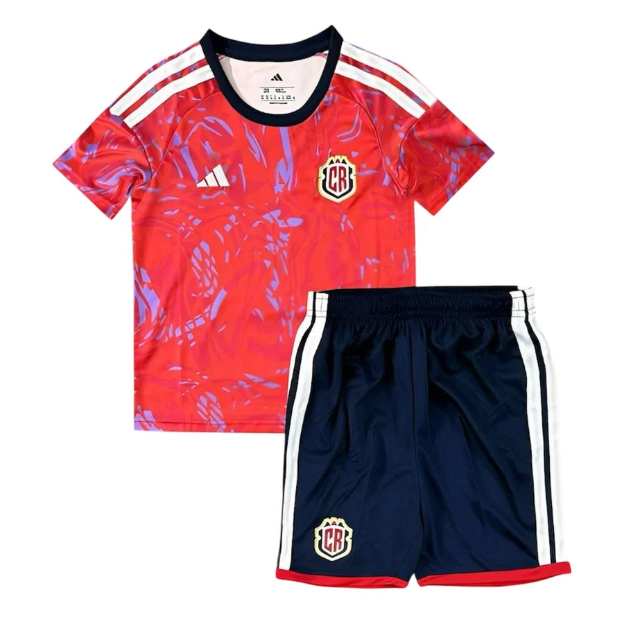 Kit ensemble football Costa Rica domicile adulte/enfant 2025/26