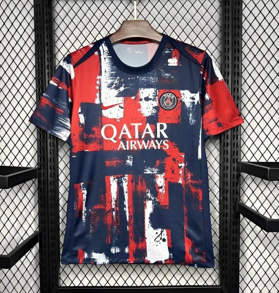 Maillot football PSG Paris pré-match 2024/25