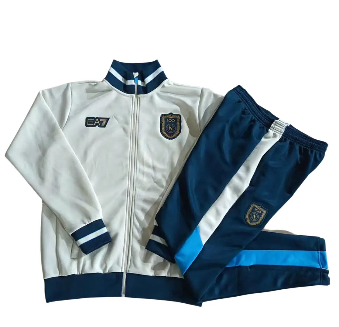 Veste de survêtement zippée Naples beige