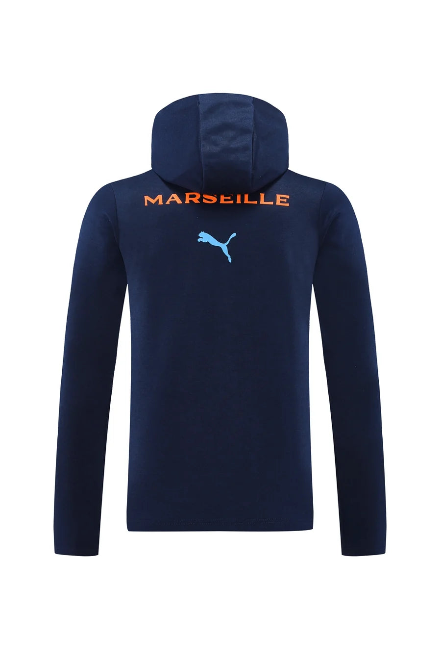 Survêtement OM ensemble football capuche jogging Marseille bleu marine 2024/25