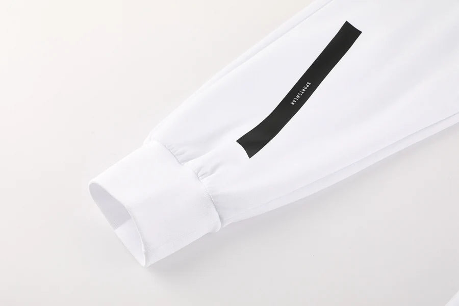 Survêtement jogging Adidas ensemble capuche blanc white