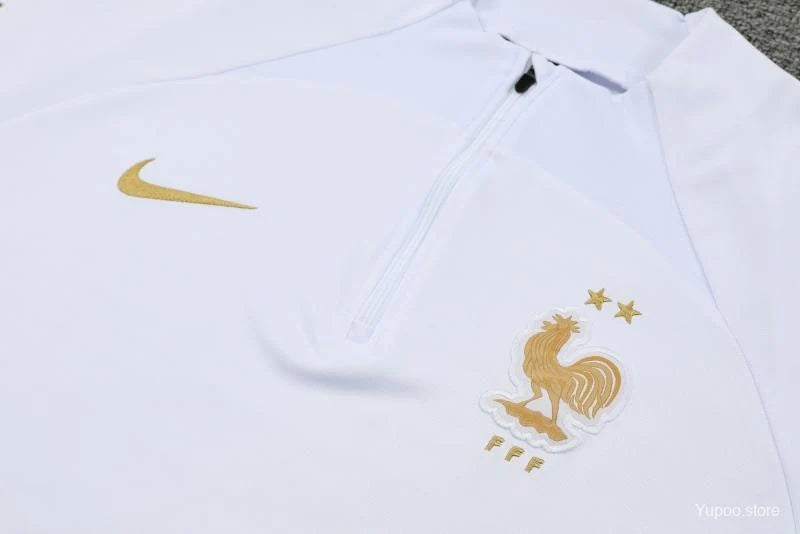Survêtement France blanc/bleu 2022