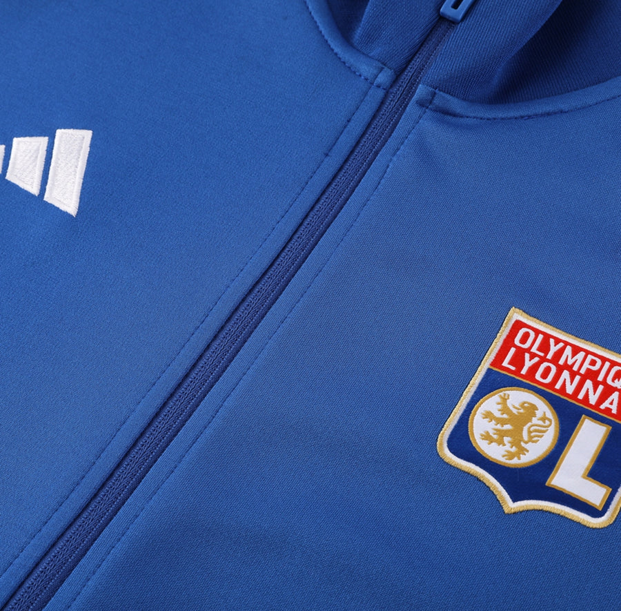 Survêtement OL Lyon bleu/rose 2023/24