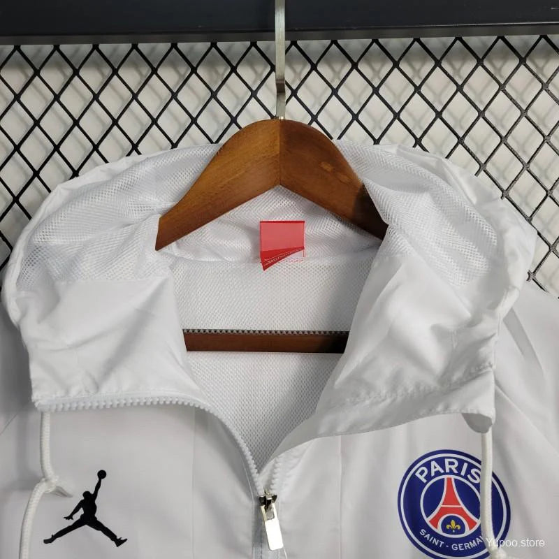 Veste coupe-vent PSG/Paris blanc 2023/24