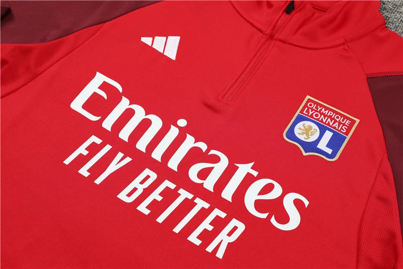 Survêtement OL Lyon rouge 2023/24