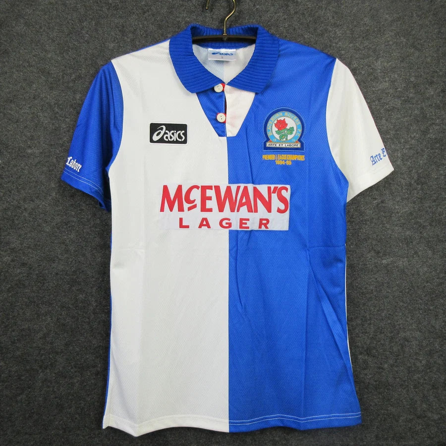 Maillot football Blackburn domicile 1994/95