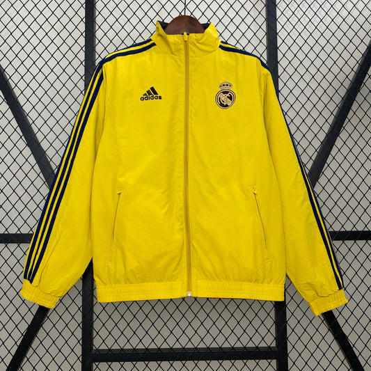 Veste coupe-vent Real Madrid coat jacket réversible 2024/25