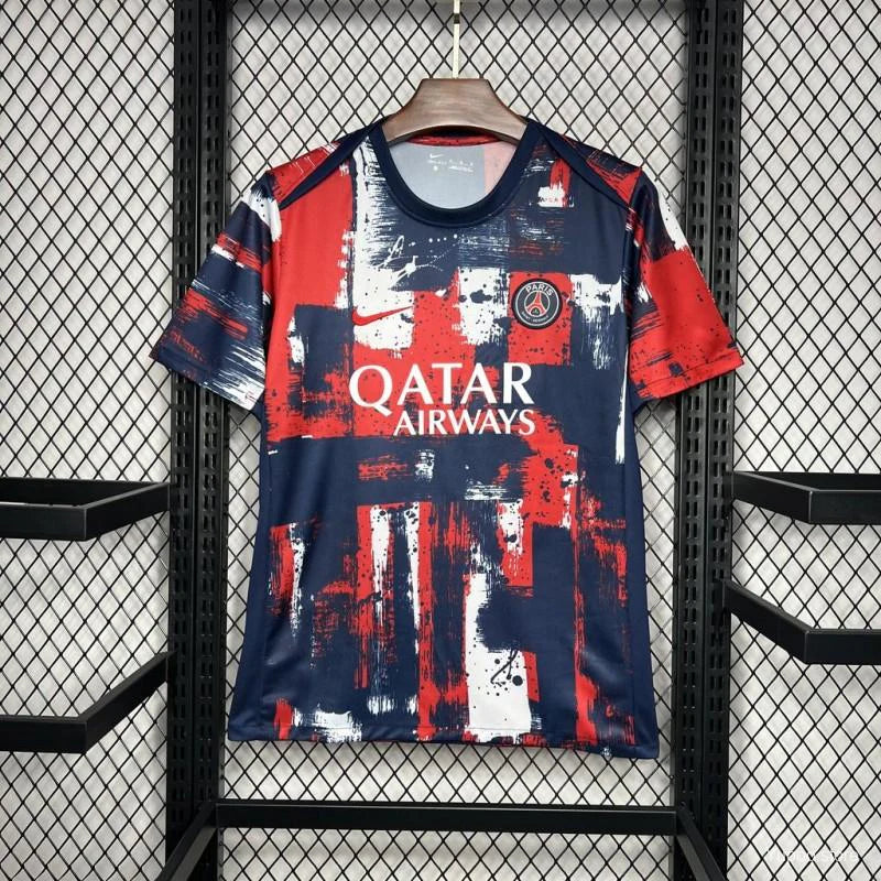 Maillot football PSG Paris pré-match 2024/25