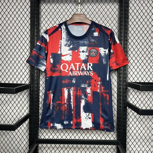 Maillot football PSG Paris pré-match 2024/25