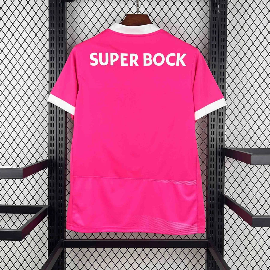 Maillot football Sporting Lisbon Lisbonne Rose 2026/27
